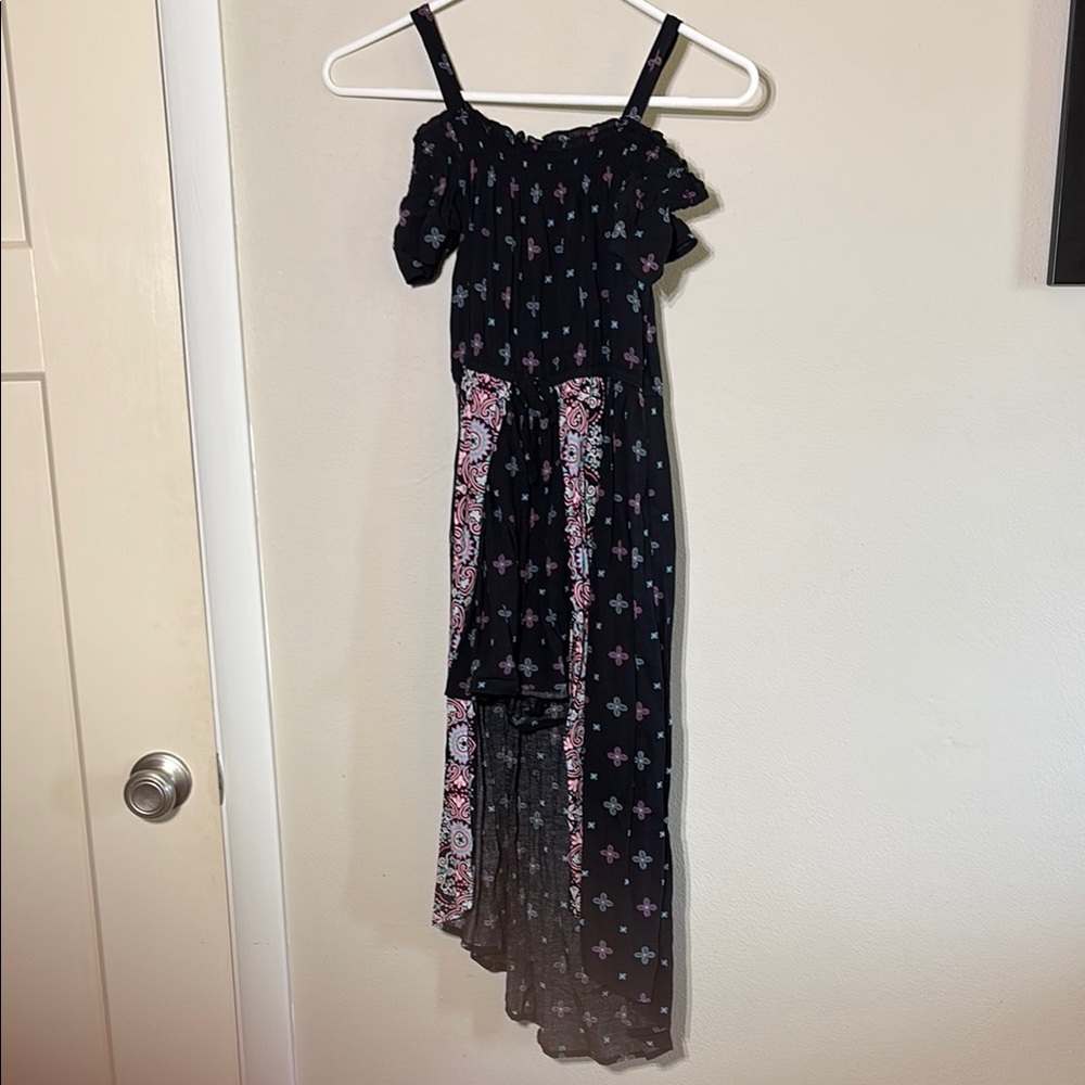 Justice Black and Pink Casual Kids Dress